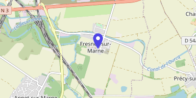 Carte OpenStreetMap — 2 rue de l'Église, Fresnes-sur-Marne