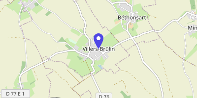 Carte OpenStreetMap — 180, rue de Béthonsart, Villers-Brûlin