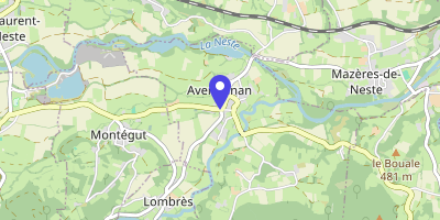Carte OpenStreetMap — 15 rue Dadan, Aventignan
