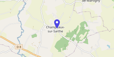 Carte OpenStreetMap — 6 rue Henri Maillard, Champeaux-sur-Sarthe