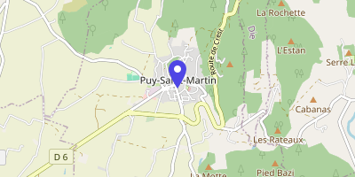 Carte OpenStreetMap — 1 place de la Mairie, Puy-Saint-Martin