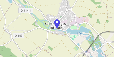Carte OpenStreetMap — 16 rue Jean-Moulin, Saint-Georges-sur-Eure