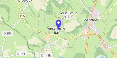Carte OpenStreetMap — 1 bis rue de l'Église, Verseilles-le-Bas
