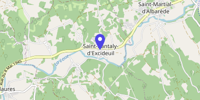 Carte OpenStreetMap — 56 rue du Pont, Saint-Pantaly-d'Excideuil