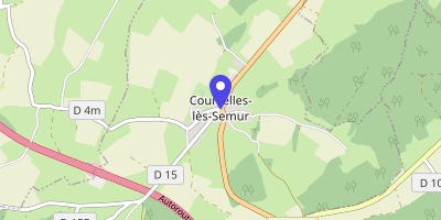 Carte OpenStreetMap — 3 route de Thostes, Courcelles-lès-Semur