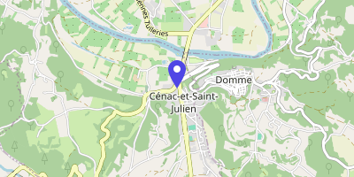 Carte OpenStreetMap — 1 place du 14 Juillet, Cénac-et-Saint-Julien