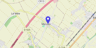 Carte OpenStreetMap — 3 rue de la Margottière, Messas