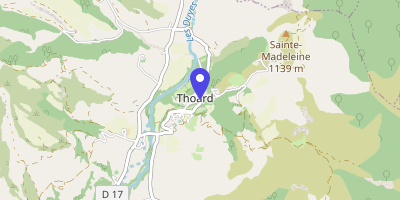 Carte OpenStreetMap — 1 boulevard Paul-Avignon, Thoard