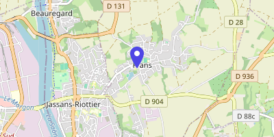 Carte OpenStreetMap — 104 rue des Gagères, Frans
