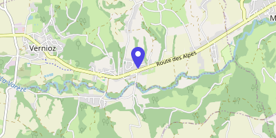 Carte OpenStreetMap — 23 montée de la Mairie, Vernioz