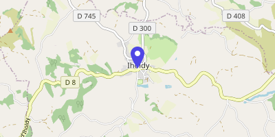 Carte OpenStreetMap — 25 place du Fronton, Iholdy