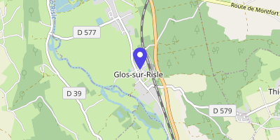 Carte OpenStreetMap — 3 place Guy-Dutheil, Glos-sur-Risle