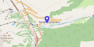 Carte OpenStreetMap — 1 place de la Mairie, Porté-Puymorens