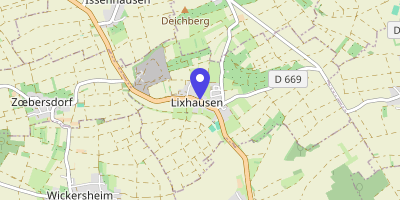 Carte OpenStreetMap — 45 rue Principale, Lixhausen