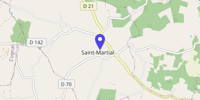 Carte OpenStreetMap — 6 rue Ville-de-Recognade, Saint-Martial