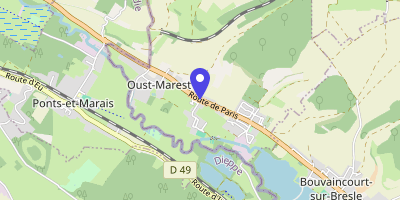 Carte OpenStreetMap — 37 route de Paris, Oust-Marest