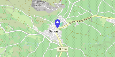 Carte OpenStreetMap — 1 boulevard de la République, Baixas