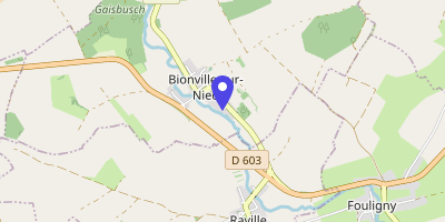 Carte OpenStreetMap — 7 impasse de l'Église, Bionville-sur-Nied