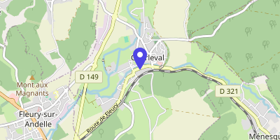 Carte OpenStreetMap — Place Général-de-Gaulle, Charleval
