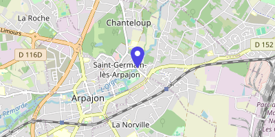 Carte OpenStreetMap — 3 rue René-Dècle, Saint-Germain-lès-Arpajon