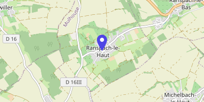 Carte OpenStreetMap — 2 rue des Forgerons, Ranspach-le-Haut