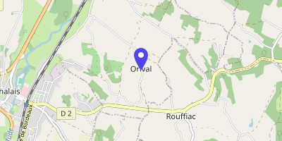 Carte OpenStreetMap — 2 Impasse de la mairie, Orival
