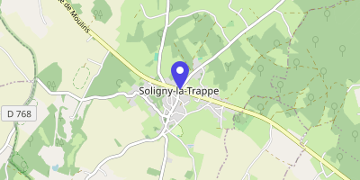 Carte OpenStreetMap — 1 route de Tourouvre, Soligny-la-Trappe