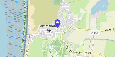Carte OpenStreetMap — Place Alberti-Lecat, Fort-Mahon-Plage