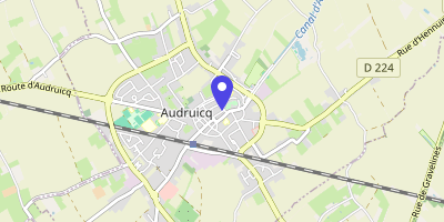 Carte OpenStreetMap — 270 place Général-de-Gaulle, Audruicq