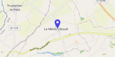 Carte OpenStreetMap — 61 place de la Mairie, Le Ménil-Ciboult