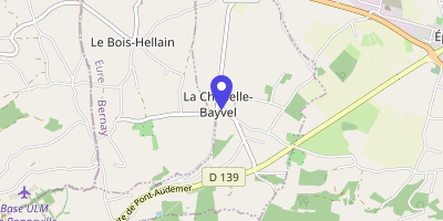Carte OpenStreetMap — 10 rue de la Mairie, La Chapelle-Bayvel