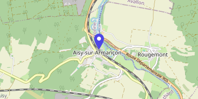 Carte OpenStreetMap — 1 rue Guy-Marchi, Aisy-sur-Armançon