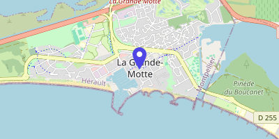 Carte OpenStreetMap — Place du 1er-Octobre-1974, La Grande-Motte
