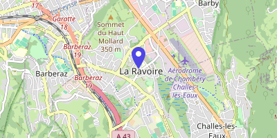 Carte OpenStreetMap — Place de l'Hôtel-de-Ville, La Ravoire