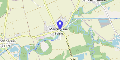 Carte OpenStreetMap — 11 quai de Seine, Marcilly-sur-Seine