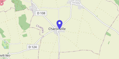 Carte OpenStreetMap — 4 rue de la Mairie, Charonville