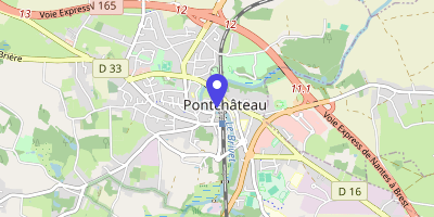Carte OpenStreetMap — Place Dominique-David, Pontchâteau