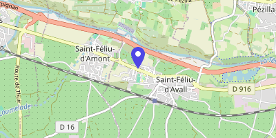 Carte OpenStreetMap — 114 avenue du Canigou, Saint-Féliu-d'Avall