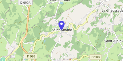 Carte OpenStreetMap — 3 rue de la Mairie, Saint-Amand