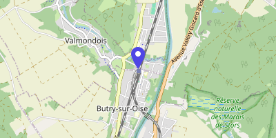 Carte OpenStreetMap — Place Pierre-Blanchard, Butry-sur-Oise