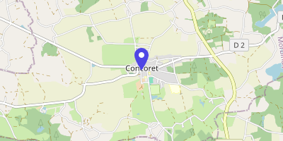 Carte OpenStreetMap — 1 place de l'Audience, Concoret
