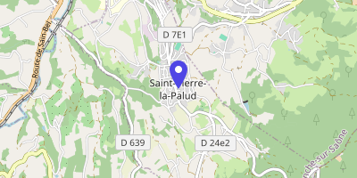 Carte OpenStreetMap — 2 place de la Mairie, Saint-Pierre-la-Palud
