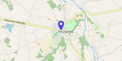 Carte OpenStreetMap — 13 rue de la République, Poulaines