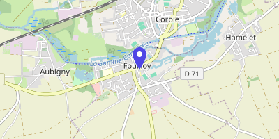 Carte OpenStreetMap — 14 rue Jules-Lardière, Fouilloy