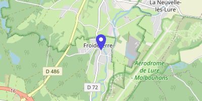 Carte OpenStreetMap — 7 rue du Village, Froideterre