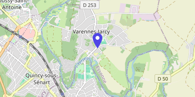 Carte OpenStreetMap — Place Aristide-Briand, Varennes-Jarcy