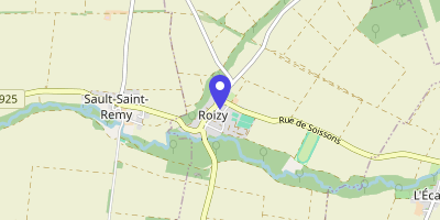 Carte OpenStreetMap — 10 rue Neuve, Roizy