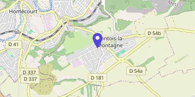 Carte OpenStreetMap — 8 rue de la Mine, Montois-la-Montagne