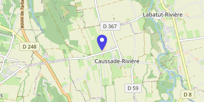 Carte OpenStreetMap — Village, Caussade-Rivière