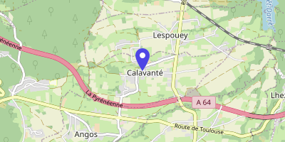 Carte OpenStreetMap — 6 rue du Centre, Calavanté